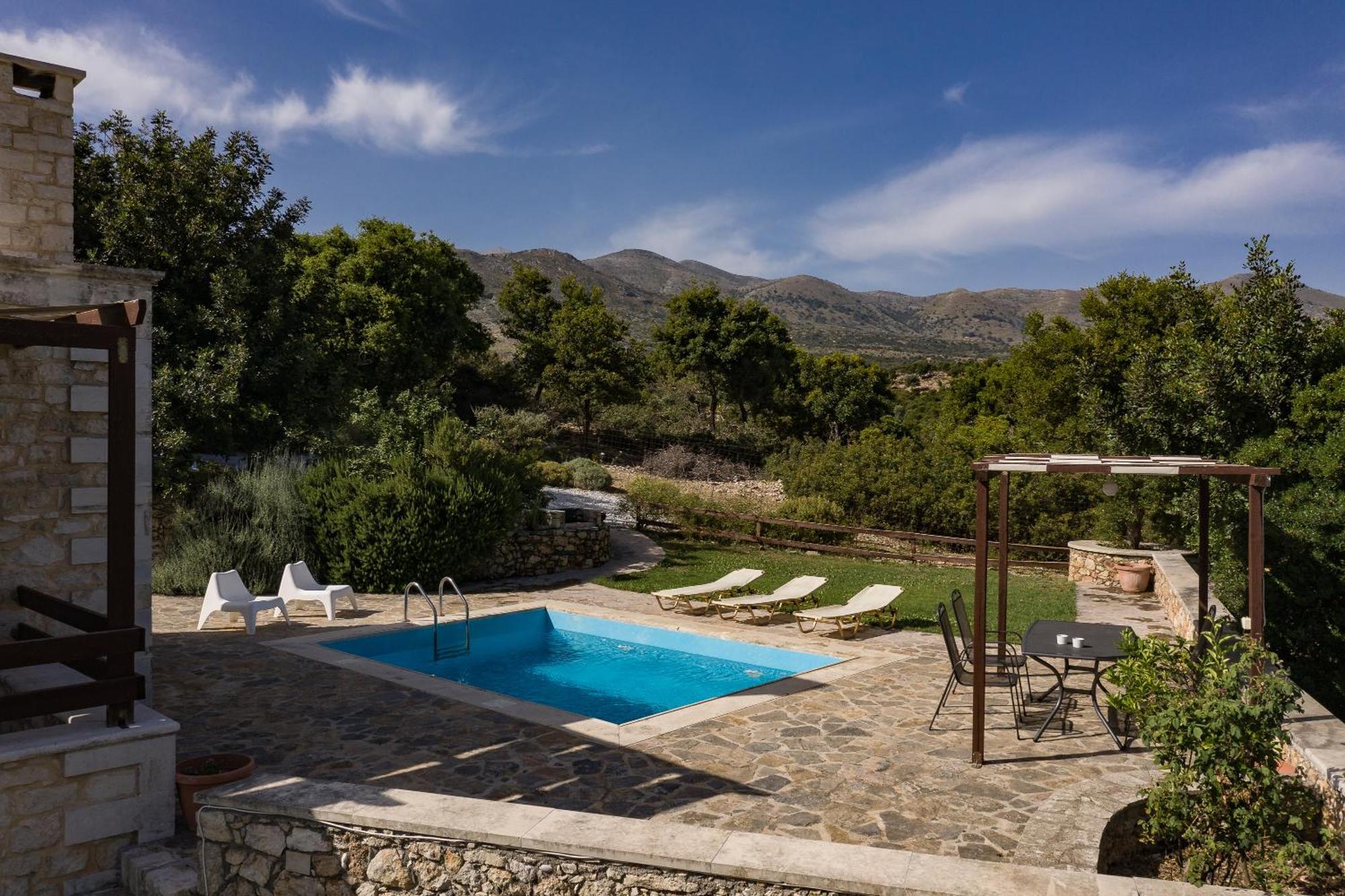 Koules Estate, With Private Pools & Bbq - Embracing Nature, By Thinkvilla Argouli Chambre photo